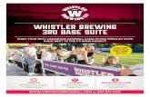 WHISTLER BREWING 3RD BASE SUITE - Minor League Baseball · whistler brewing 3rd base suite policies: • Full payment, either by credit card or within 21 days of invoice by cheque,