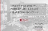 Use of nitrous oxide for analgesia in Labor & Delivery and OB Emergency Services · 2019-08-19 · Use of nitrous oxide for analgesia in Labor & Delivery and OB Emergency Services