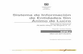 Sistema de Información de Entidades Sin Ánimo de Lucro · Usted puede acceder al sistema de información desde el portal de Bogotá en la dirección La página principal del sistema