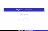 Algebraic Cobordism - Northeastern Universitymathserver.neu.edu/~levine/publ/UCLACobordismBeamer.pdf · Algebraic cobordism The main theorem Theorem (L.-Morel) Let k be a eld of characteristic