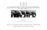 Current Status of the African elephant Loxodonta africana) EEP …charliewardphotography.com/.../03/African-Elephants-in-European-Zoos.pdf · The African elephant plays a keystone