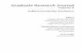 Graduate Research Journal - Indiana University Southeast · Indiana University Southeast: Spring 2012 ii Acknowledgment and Disclaimer Welcome to the second volume of the Indiana