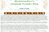 Beartracker's Animal Tracks Den · 2010-07-30 · Beartracker’s Animal Tracks Den The original online field guide to tracks and tracking - since 1997. Last updated: April 18, 2004