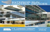 SUN CONTROL 2013 - CRL-ARCH crl buyline 8843.pdf · Perforated Metal Sunshades Aluminum Panel Sunshades •Sunshades •Glass Awnings •Aluminum and Steel Canopies Glass Canopy with