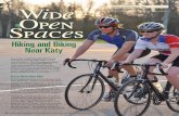Jeff and Laurie enjoy a ride at the bike trails of George ... open spaces.pdf · for the Buffalo Bayou. Biking is popular year round in this park with many of the trails surrounded