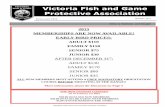 Victoria Victoria Fish and Game F Game Protective ...2015/01/01  · the Victoria Fish & Game Protective Association. Through our vendors, Robinsons’, Island Out-fitters, Pullen’s,