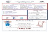 J. Michael Lunsford PTA · J. Michael Lunsford PTA May/June Newsletter Lunsford Middle School Thank you to all families who supported our 2011-2012 Spirit Wear sales! It has been