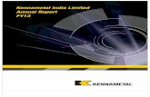 Kennametal India booths at Indian Machine Tool Exhibition … · 2019-11-09 · 2 48th Annual Report | Kennametal India Limited NOTICE is hereby given that the Forty-eighth Annual