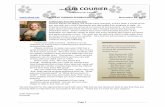 The CUB COURIER - Oak Harbor Public Schools · 2015-11-16 · The CUB COURIER Kate Valenzuela, Principal CRESCENT HARBOR ELEMENTARY SCHOOL November 16, 2015 Page 2 Honoring our Veterans