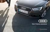 Your finance solutions - Audi · About Audi Financial Services 06 Product Benefits 07 Consumer Loan 08 Salary Packaging — Novated Lease 09 Business Finance Solutions 10 Tailored