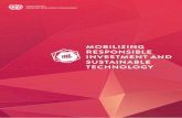 MOBILIZING RESPONSIBLE INVESTMENT AND ... MOBILIZING RESPONSIBLE INVESTMENT AND SUSTAINABLE TECHNOLOGIES