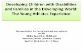 and Families in the Developing World: The Young Athletes ... · Thinking about the challenges of young children with intellectual and developmental disabilities, we take a Brofenbrennian