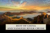 Best of china and yangtze river cruise · THREE GORGES OF THE YANGTZE RIVER . SHENNY STREAM . THREE GORGES DAM . SHANGHAI . THE BUND . YU GARDEN . FRENCH CONCESSION . PUDONG . BEST