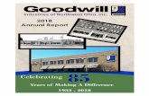 2018 Annual Report - Goodwill Industries of Northwest Ohio ... · Sanderson Law Offices LL Signature ank, N.A. Spangler andy o. ... Matthew Fortunak Matthew Houser Mike Storey Randy