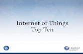 Internet of Things Top Ten - OWASP€¦ · - The OWASP Internet of Things Top 10 Project - The Top 10 Walkthrough. 26 Billion by 2020-30 fold increase from 2009 in Internet of Things