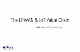 The LPWAN & IoT Value Chain - Cambridge Wireless€¦ · Cellular LPWAN Cloud Future IoT value is in the Cloud •Cellular Operators have assumed the role of custodians of M2M and