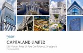 DBS Vickers Pulse of Asia Conference - CapitaLand · 27 Feb 17 Apr 22 Apr 2 May Continued progress with things we said we would do, which includes: (i) Achieving at least S$3 billion