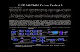 ECE 5625/4625 Python Project 2 - eas.uccs.edu · ECE 5625/4625 Python Project 2 Introduction In this team project you will studying PCM encoding and decoding of speech signals over
