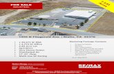 FOR SALE - LoopNet...1450 North Fitzgerald Ave., is a ±20,371 SF RBA (Rentable Building Area), clear span, metal constructed manufacturing / industrial building situated on 2.83 acre