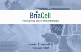 The Future of Cancer Immunotherapy...diagnosed lung -cancer patients, while Bristol’s Opdivo immunotherapy failed a trial to show its effectiveness in the patients.. -- The Wall
