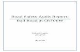 Road Safety Audit Report - WANE · Road Owner: Noble County Road Type/Classification: Rural Local Adjacent Land Use: Farmland, Residential Terrain: Rolling Climatic Conditions - Cold