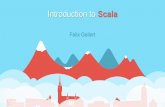 Introduction to Scala - TU Braunschweig · Introduction to Scala Felix Geilert. Slides will be available online scala-bs.de. ... Devices –Runs on the JVM Paradigm –Support for