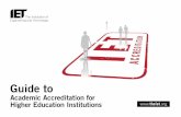 Guide to - IET - Institution of Engineering and …...The benefits of becoming an Academic Accreditor include: Networking opportunities with your peers at committee meetings, visits