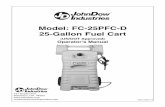ONLY DO NOT Model: FC-25PFC-D 25-Gallon Fuel Cart€¦ · Model: FC-25PFC-D 25-Gallon Fuel Cart (UN/DOT Approved) Operator’s Manual REV 8/21/17 OPERATOR’S MANUAL FC-25PFC-D FUEL