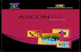 - September... · ASCON INDUSTRY SURVEY • NOvEMBER 2016 1 EXECUTIVE SUMMARY T he CII ASCON Industry Survey, which tracks the growth of the economic activity through responses collected