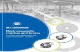 Electromagnetic clutches and brakes - SG Transmission · Electromagnetic solutions SG Transmission has been designing and manufacturing electromagnetic clutches, brakes and holding