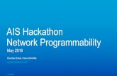 AIS Hackathon Network Programmability OSGI Bundle 1 4 Generate APIs Create Plugin Bundle Deploy Maven Build Tools Module Plugin source codeImplementations “API” OSGI Bundle Maven