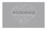 WeDDInGS - Amazon S3€¦ · Stunning vase centrepieces or crystal candelabras for all tables Ivory chair covers and crisp linen napkins Striking, tall dressed candelabras at the