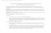 Limited Liability Company Agreement of IETF Administration LLC · 2019-04-10 · Limited Liability Company Agreement of IETF Administration LLC This Limited Liability Company ...