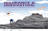 INSURANCE & INNOVATION - PRWeb...2018/11/05  · insurtech disruptors, which are entering the market at a staggering rate, and technology behemoths, from Alphabet to Apple, which are