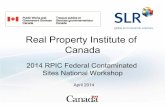 Real Property Institute of Canada€¦ · – Addition of spot-check samples improved this assessment. – TSS / turbidity relationship was determined to be conservative and provided