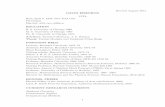 Revised August 2014 VITA · Experimental Methods in Commutative Algebra and Algebraic Geometry, Luminy 1996. Computational Algebraic Geometry. Dagstuhl 1997 Classical Algebraic Geometry