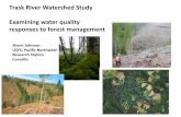 Trask River Watershed Study Examining water quality ...oe.oregonexplorer.info/externalcontent/monitoring/...Chelgren, N. C. and M. J. Adams. 2017. Inference of timber harvest effects