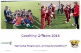 Coaching Officers 2016 - Official Wexford GAA · •Easter Camps & Summer Camps •Academy Squads (U13 –U17) •Coach Education for Clubs & Schools (Formal & Informal) •Games