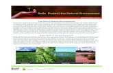 Soils Protect the Natural Environment · Soils Protect the Natural Environment SEPTEMBER 2015 The Soil of Various Environments Some soil is covered by buildings, some soil is used