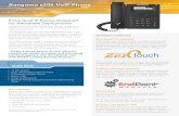 Sangoma s205 VoIP Phone - VoIPon Solutions · Plans Sangoma s205 VoIP Phone Entry-level IP Phone, Designed for Affordable Deployments Designed to work with FreePBX and PBXact, Sangoma