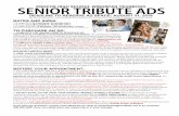 SENIOR TRIBUTE ADS ENOCHS HIGH SCHOOL WINGSPAN YEARBOOK · SENIOR TRIBUTE ADSENOCHS HIGH SCHOOL WINGSPAN YEARBOOK DEADLINE TO RESERVE AD SPACE: AUGUST 31, 2019 We have limited space.