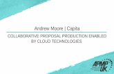 Andrew Moore | Capitasymposium2017.apmpuk.co.uk/images/slides/Andrew Moore...Public / 3rd Sector 47% Private Sector 53% BBC CMO British Gas About Capita Our Journey Baseline Cloud-based