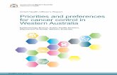 Chief Health Officer's Report - Priorities and …/media/Files/Corporate...Chief Health Officer’s Report Priorities and preferences for cancer control in Western Australia Epidemiology