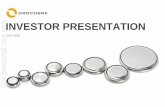INVESTOR PRESENTATION - ASX · INVESTMENT THESIS PRODUCTION VOLUME GROWTH. On track to reach nameplate production run rate of 17.5KT p.a. lithium carbonate production at Olaroz by