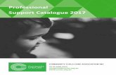 Professional Support Catalogue 2017 - Community Child Care ... · Welcome to Community Child Care Association’s 2017 Professional Support Catalogue. CCC has a long history of providing