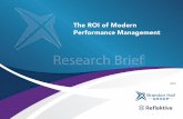 The ROI of Modern Performance Management · lack of feedback and coaching impede improving employees’ competencies and skills. Complications The transformation of performance management