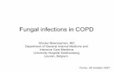 Fungal infections in COPD - Aspergillus...IPA diagnosis in ICU patients • EORTC/MSG Case Definitions 1 – Difficult to apply outside high risk populations – Not useful to guide
