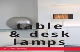 table & desk lamps - Plumstead Lighting Showroom€¦ · 100 table & desk lamps T266B T266SC T266W T253 T267B T267W T265 T252