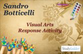 Botticelli Response Activity - Studyladder · Response Activity Sandro Botticelli • Print a copy of Studyladder’s ‘The face of Flora’ activity sheet. ... by Botticelli in