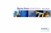 Synchronization Market - ALBEDO Telecomalbedotelecom.com/src/lib/PS-Sync-Market.pdftransactions occur including time accuracy, granularity and drift that affect any Financial operation,